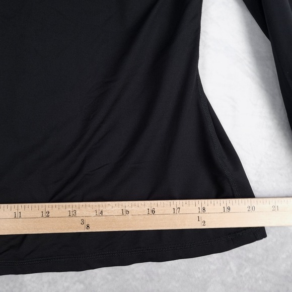 Boden Activewear Shirt Womens 14 Black Long Sleeve Wicking Stretch Pickleball - Picture 13 of 16